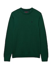 Superdry Green Cotton Jumper - Image 6 of 7