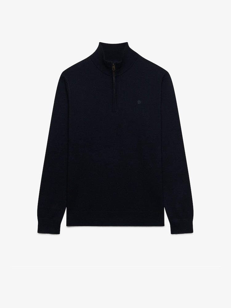 Superdry Black Texture Knit Jumper - Image 1 of 2