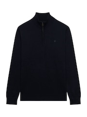 Superdry Black Texture Knit Jumper - Image 2 of 2