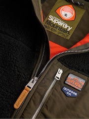 Superdry Black Vintage Retro Full Zip Fleece - Image 2 of 2