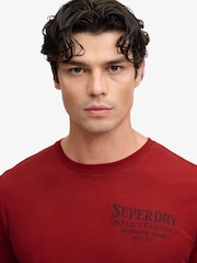 Röd - Superdry Vintage Biker T-shirt - Bild 3 av 8