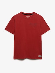 Röd - Superdry Vintage Biker T-shirt - Bild 7 av 8