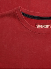 Röd - Superdry Vintage Biker T-shirt - Bild 8 av 8
