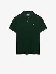 Темно-зелений - Superdry Вінтажна сорочка Destroy Polo - Image 1 of 1