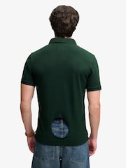 Superdry Dark Green Vintage Destroy Polo Shirt - Image 2 of 7