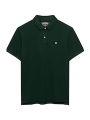 Superdry Dark Green Vintage Destroy Polo Shirt - Image 6 of 7