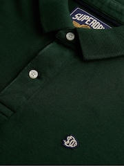 Superdry Dark Green Vintage Destroy Polo Shirt - Image 7 of 7