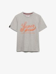 Superdry Grey Vintage Script T-Shirt - Image 7 of 7