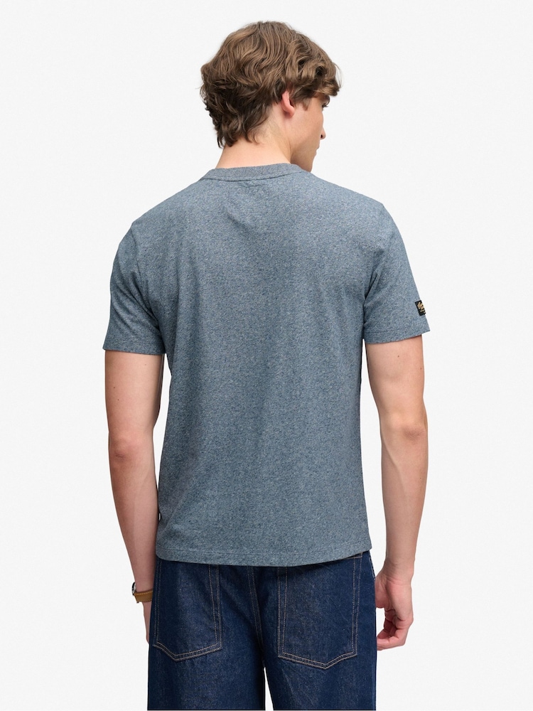 Μπλε - Superdry Vl Heritage Relaxed Κοντομάνικο μπλουζάκι - Εικόνα 2 του 7