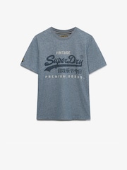 Μπλε - Superdry Vl Heritage Relaxed Κοντομάνικο μπλουζάκι - Εικόνα 6 του 7