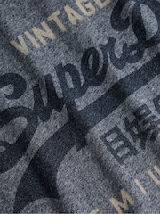 Μπλε - Superdry Vl Heritage Relaxed Κοντομάνικο μπλουζάκι - Εικόνα 7 του 7
