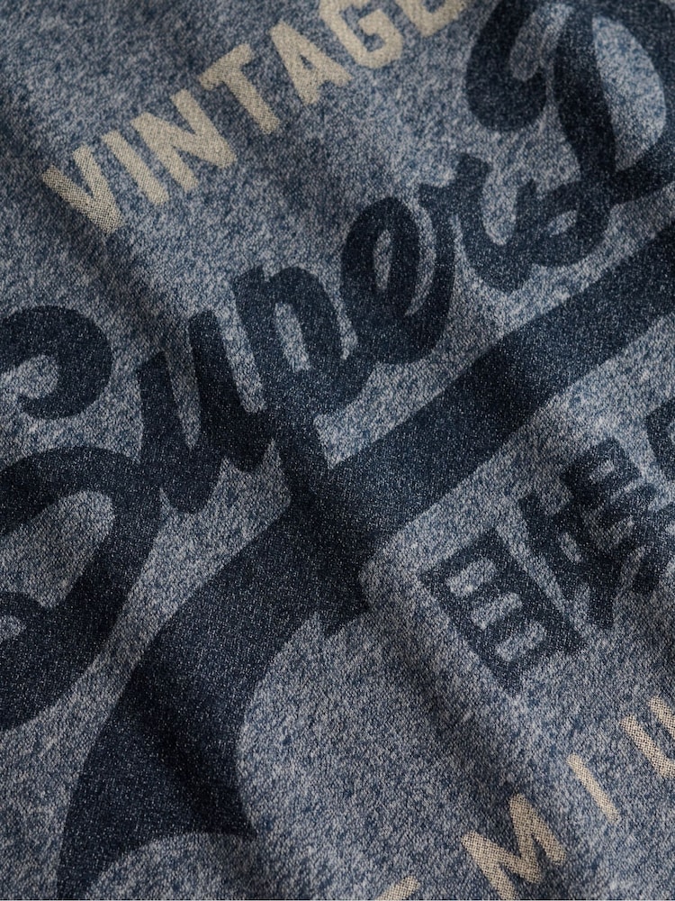 Μπλε - Superdry Vl Heritage Relaxed Κοντομάνικο μπλουζάκι - Εικόνα 7 του 7