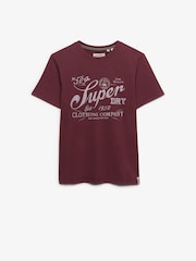 Rojo - Superdry Vintage Workwear Print T-Shirt - Imagen 6 de 7