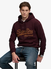 Superdry Red Vl Heritage Relaxed Hoodies - Image 5 of 7