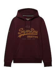Superdry Red Vl Heritage Relaxed Hoodies - Image 6 of 7