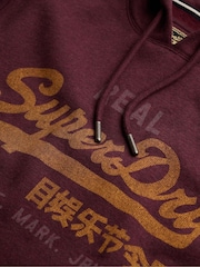 Superdry Red Vl Heritage Relaxed Hoodies - Image 7 of 7