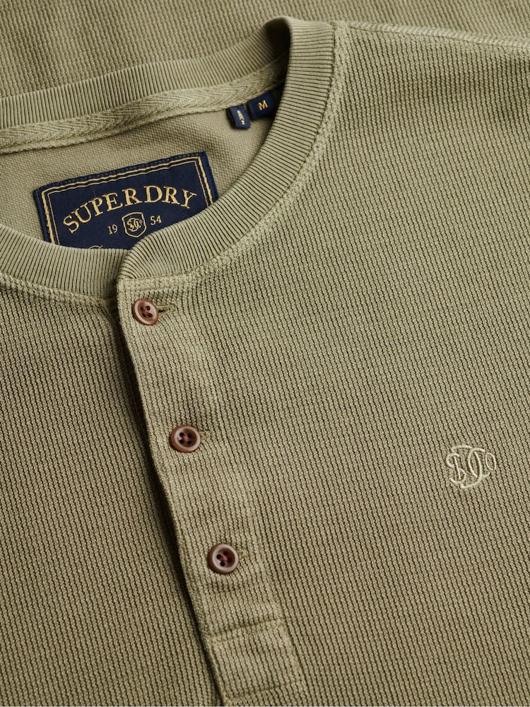 أخضر - رداء علوي بكم قصير من Superdry - صورة 7 من 7