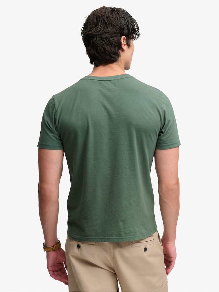 Verde - Superdry Vintage Workwear Print T-Shirt - Imagen 2 de 6