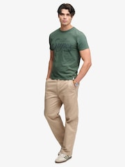 Verde - Superdry Vintage Workwear Print T-Shirt - Imagen 3 de 6