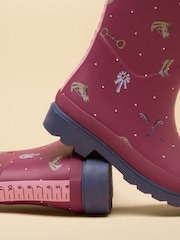 Berry Pink Horse - Joules Dečiji štampani vellies - Slika 5 od 6
