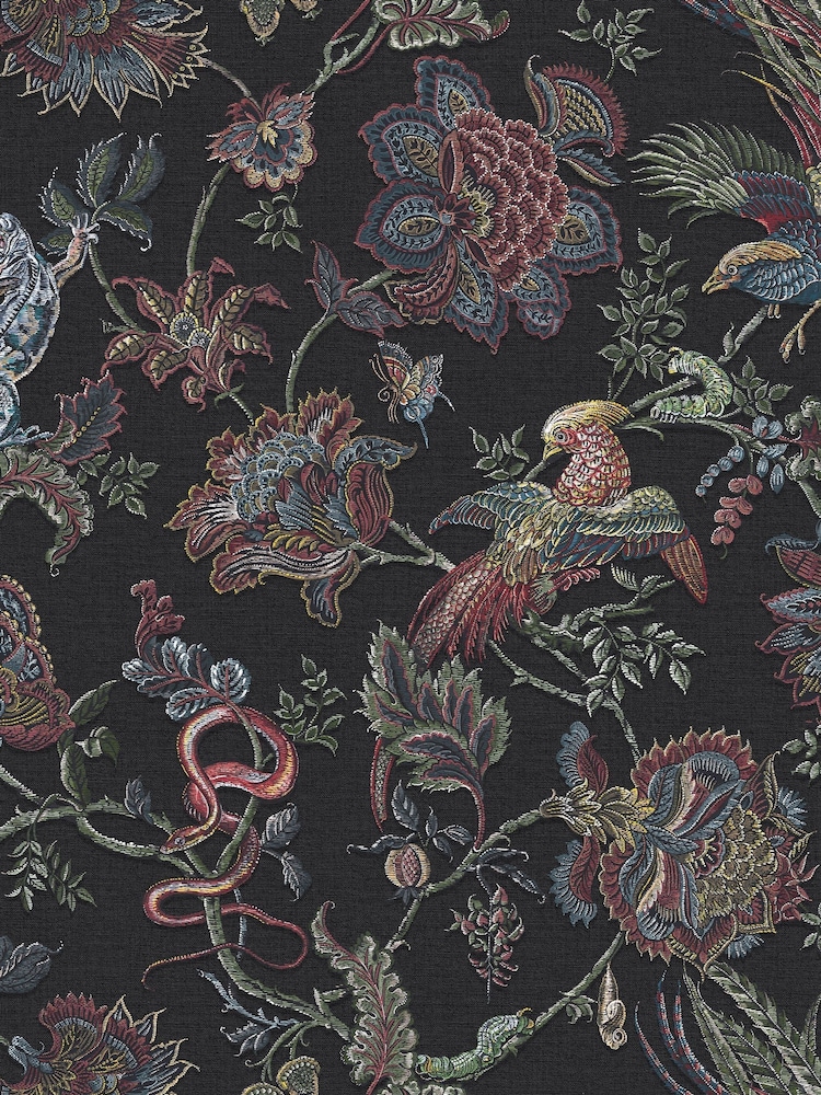 Graham & Brown Black Eternal Weave 10M Wallpaper - Image 2 of 6