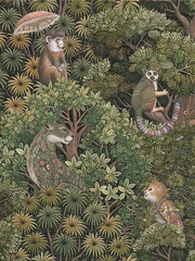 Graham & Brown Green Treetop Troop 10M Wallpaper - Image 2 of 5