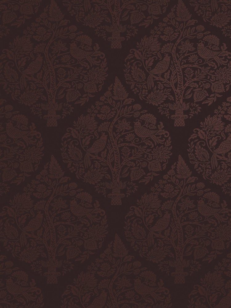 Graham & Brown Fig Woodland Fable Damask 10M Wallpaper - Image 2 of 3