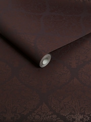 Graham & Brown Fig Woodland Fable Damask 10M Wallpaper - Image 3 of 3