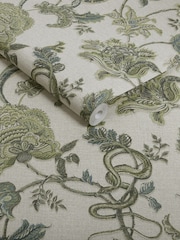 Graham & Brown Sage Eternal Weave 10M Wallpaper - Image 3 of 3