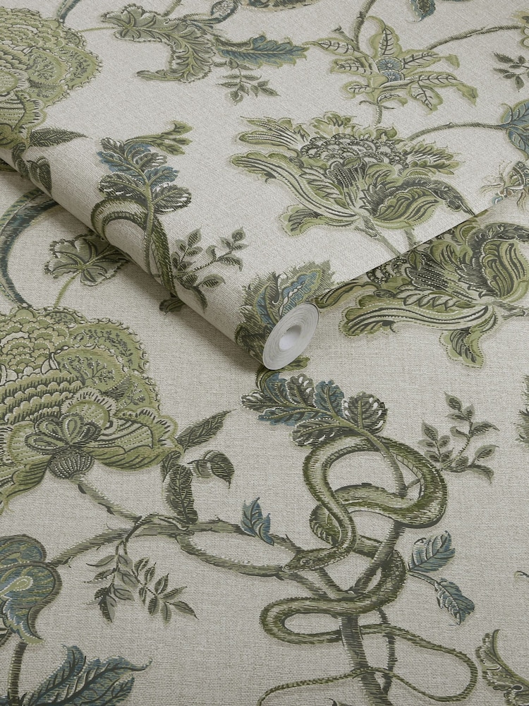 Graham & Brown Sage Eternal Weave 10M Wallpaper - Image 3 of 3