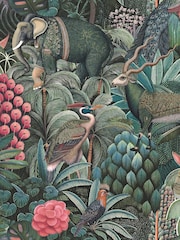 Graham & Brown Green Jungle Jamboree 10M Wallpaper - Image 2 of 2