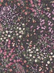 Graham & Brown Purple Painterly Flora 10M Wallpaper - Image 2 of 3