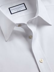 قميص تويل لا يحتاج إلى الكي بياقة مدببة وتلبيس رشيق من Charles Tyrwhitt - صورة 5 من 6