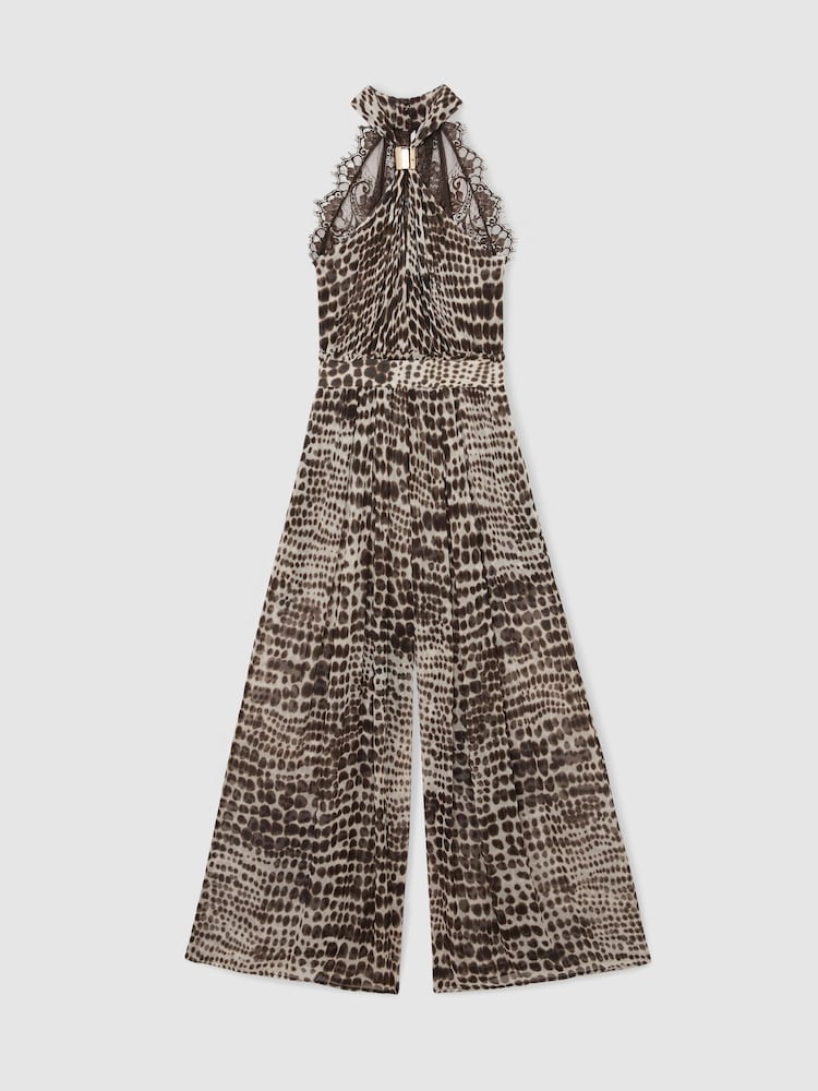Atelier Animal-Print Wide-Leg Jumpsuit - Image 2 of 7