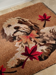 Natural Charlie Cockapoo Coir Doormat - Image 2 of 3