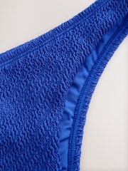 Cobalt Blue Brazilian Crinkle Bikini Bottoms - Image 5 of 6
