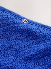 Cobalt Blue Brazilian Crinkle Bikini Bottoms - Image 6 of 6