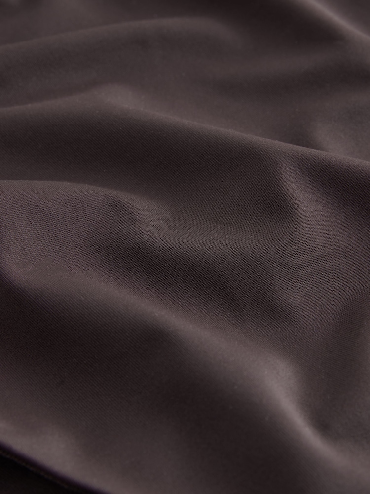 Chocolate Brown Hardware Tummy Control Bandeau Swimsuit - Image 8 of 8
