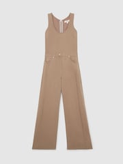 Reiss Taupe Neutral Carmina Jumpsuit - Image 2 of 6