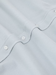 Reiss Soft Blue Dasilva Cotton-Piqué Garment-Dyed Shirt Regular-Fit - Image 4 of 6