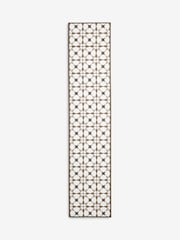 Natural Washable Geometric Tile Runner - Image 6 of 6