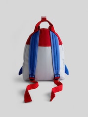 JoJo Maman Bébé Silver Quilted Space Rocket Backpack - Image 4 of 6