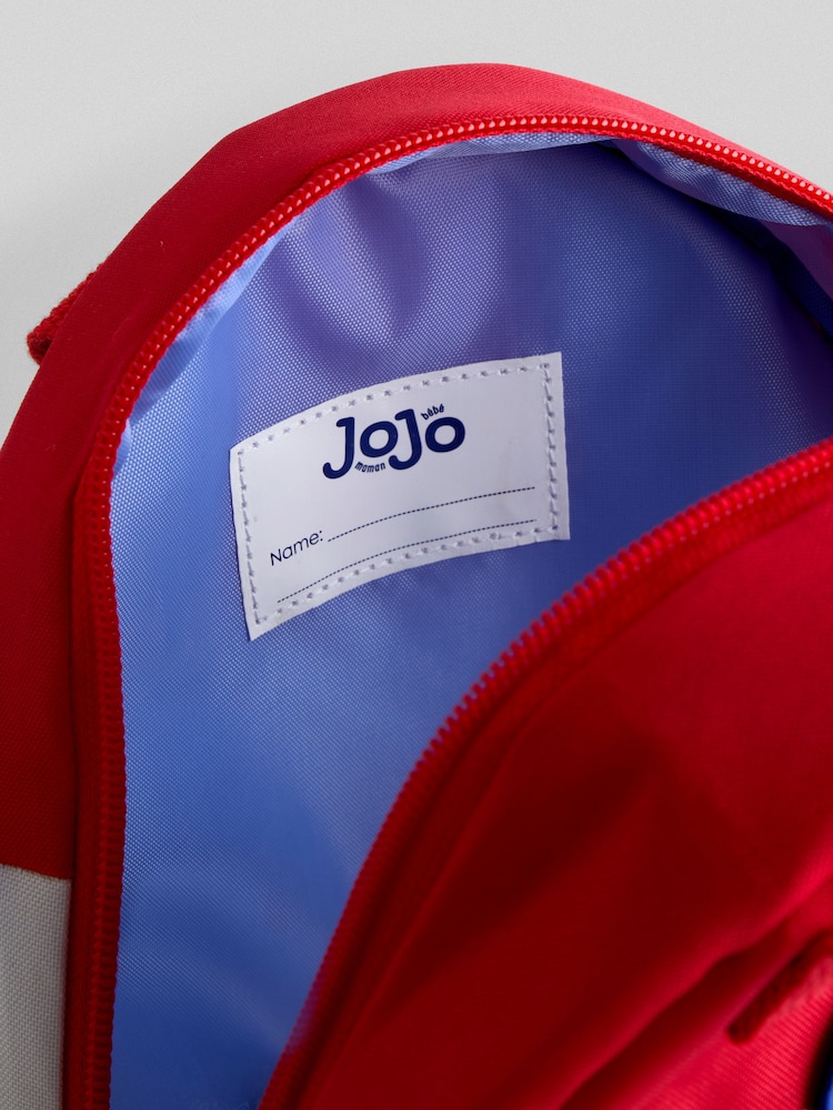 JoJo Maman Bébé Silver Quilted Space Rocket Backpack - Image 6 of 6 JoJo Maman Bébé Silver Quilted Space Rocket Backpack - Image 6 of 6