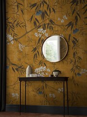 Graham & Brown Opulence Obassia Fixed Size Mural 4m x 2.5m - Image 1 of 2