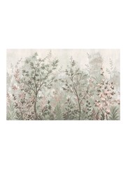 Graham & Brown Soft Green Forest in Bloom Fixed Size Mural 4m x 2.5m - Image 2 of 2