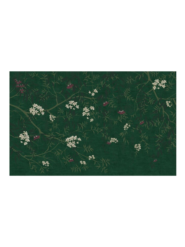 Graham & Brown Emerald Obassia Fixed Size Mural 4m x 2.5m - Image 2 of 2