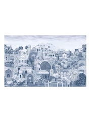 Graham & Brown Blue Wash The Lost City Fixed Size Mural 4m x 2.5m - Image 2 of 2