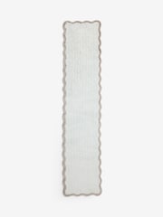 Grey Soft Scallop Washable Runner - Image 5 of 5