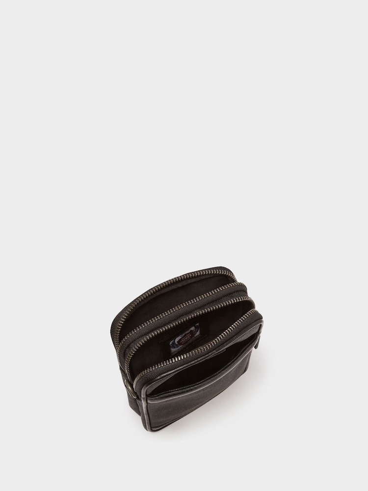 Osprey London The Grantham Waxed Canvas & Leather Phone Bag - Image 4 of 4 Osprey London The Grantham Waxed Canvas & Leather Phone Bag - Image 4 of 4