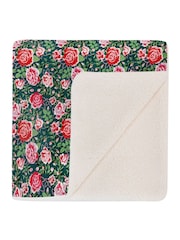 Cath Kidston Green and White and Pink Dolly Rose Pet Blanket - Image 2 of 4